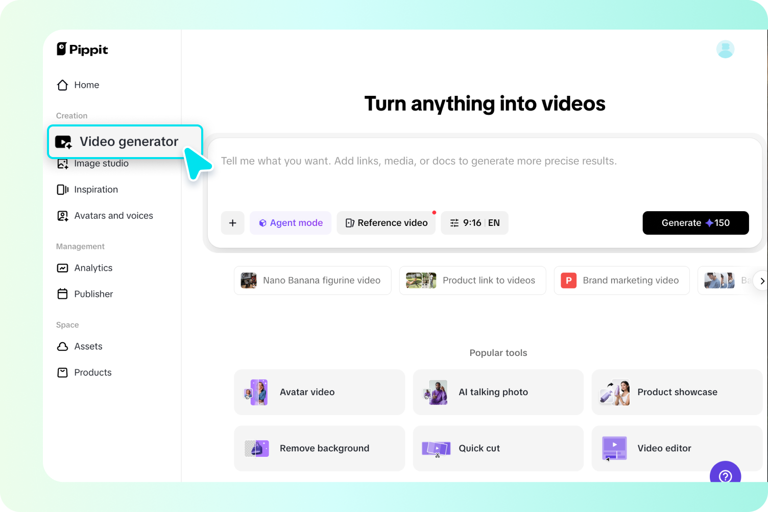 Open video generator