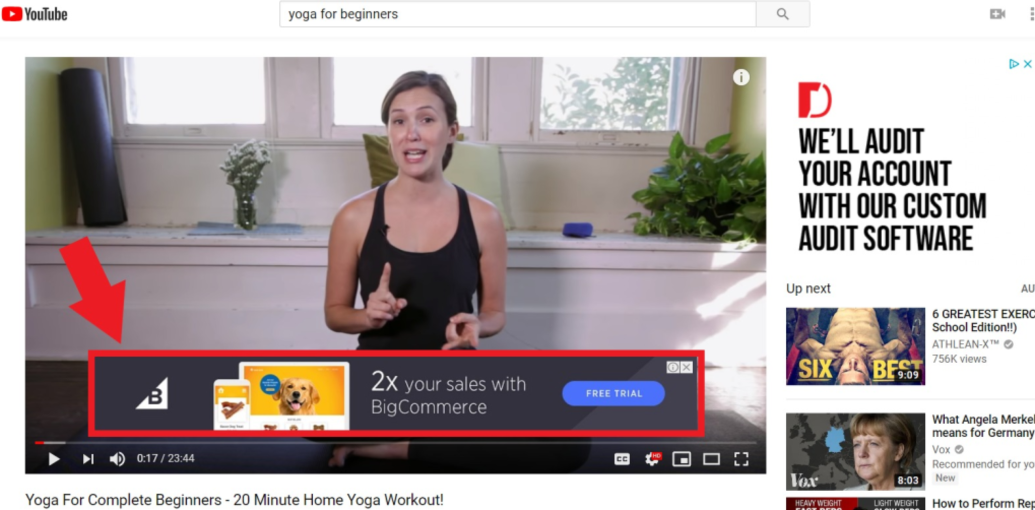 Formatos actuales de anuncios de YouTube: anuncios de superposición