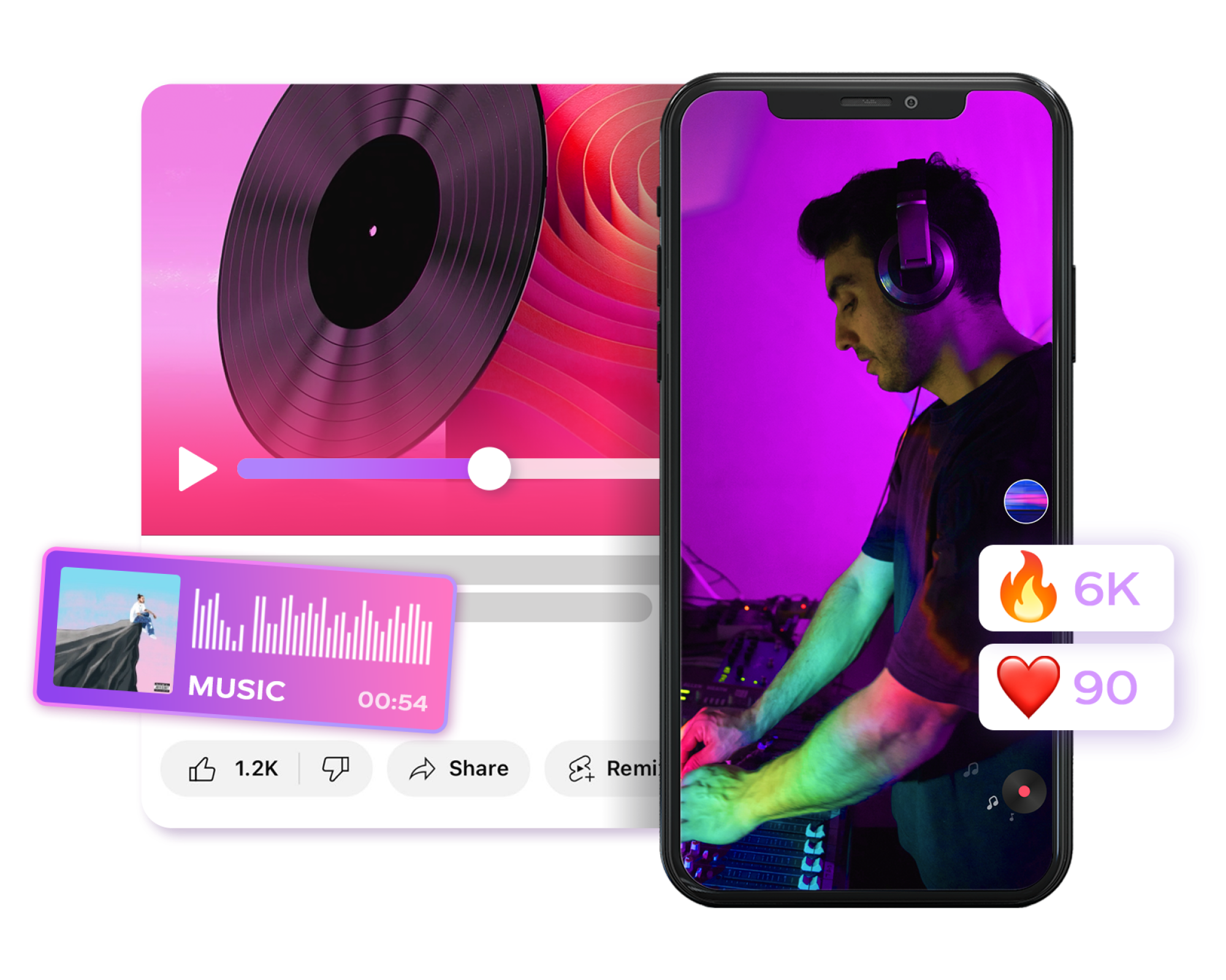Trình tạo video âm nhạc trực tuyến trên Instagram