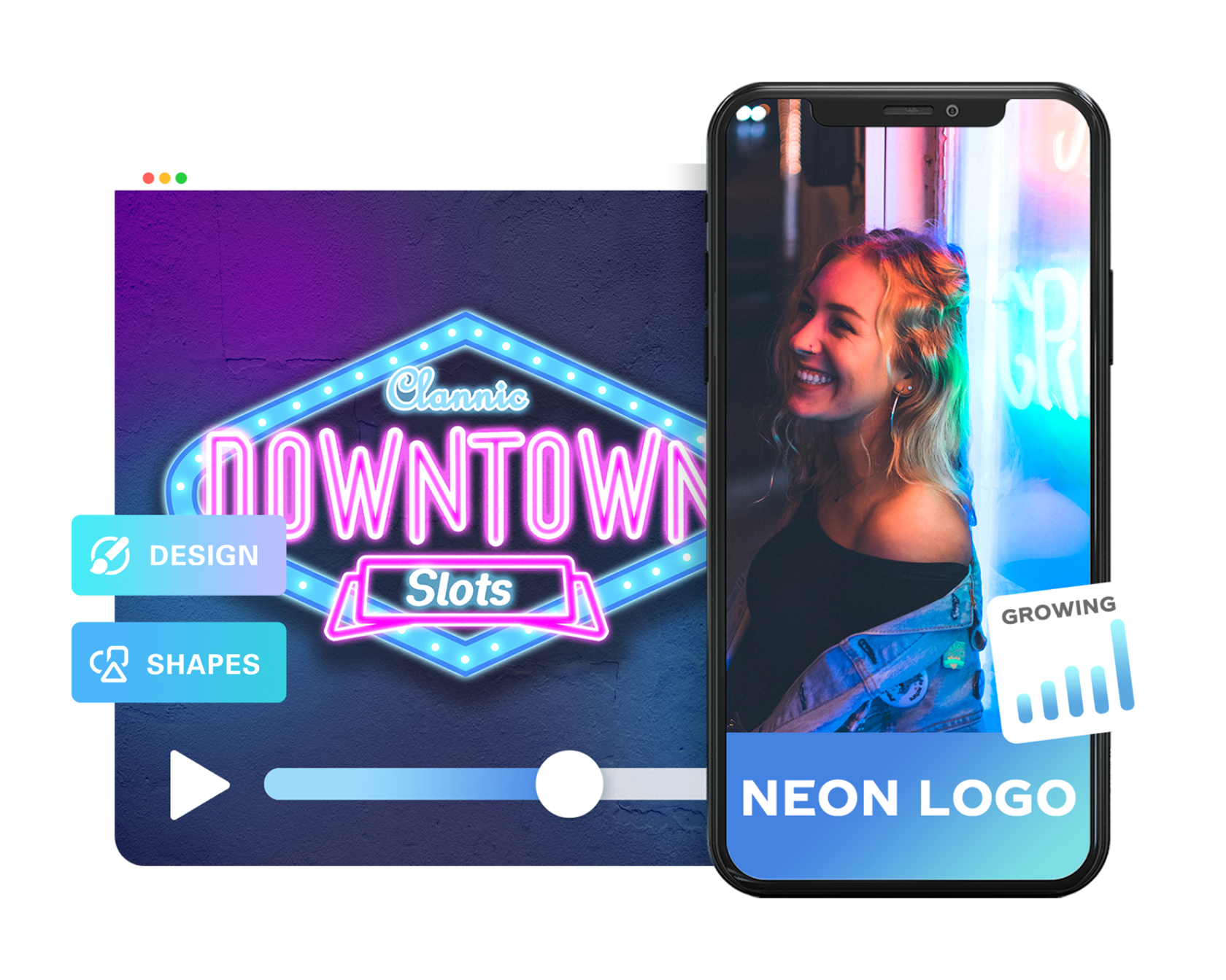 Darmowe projekty neonów online