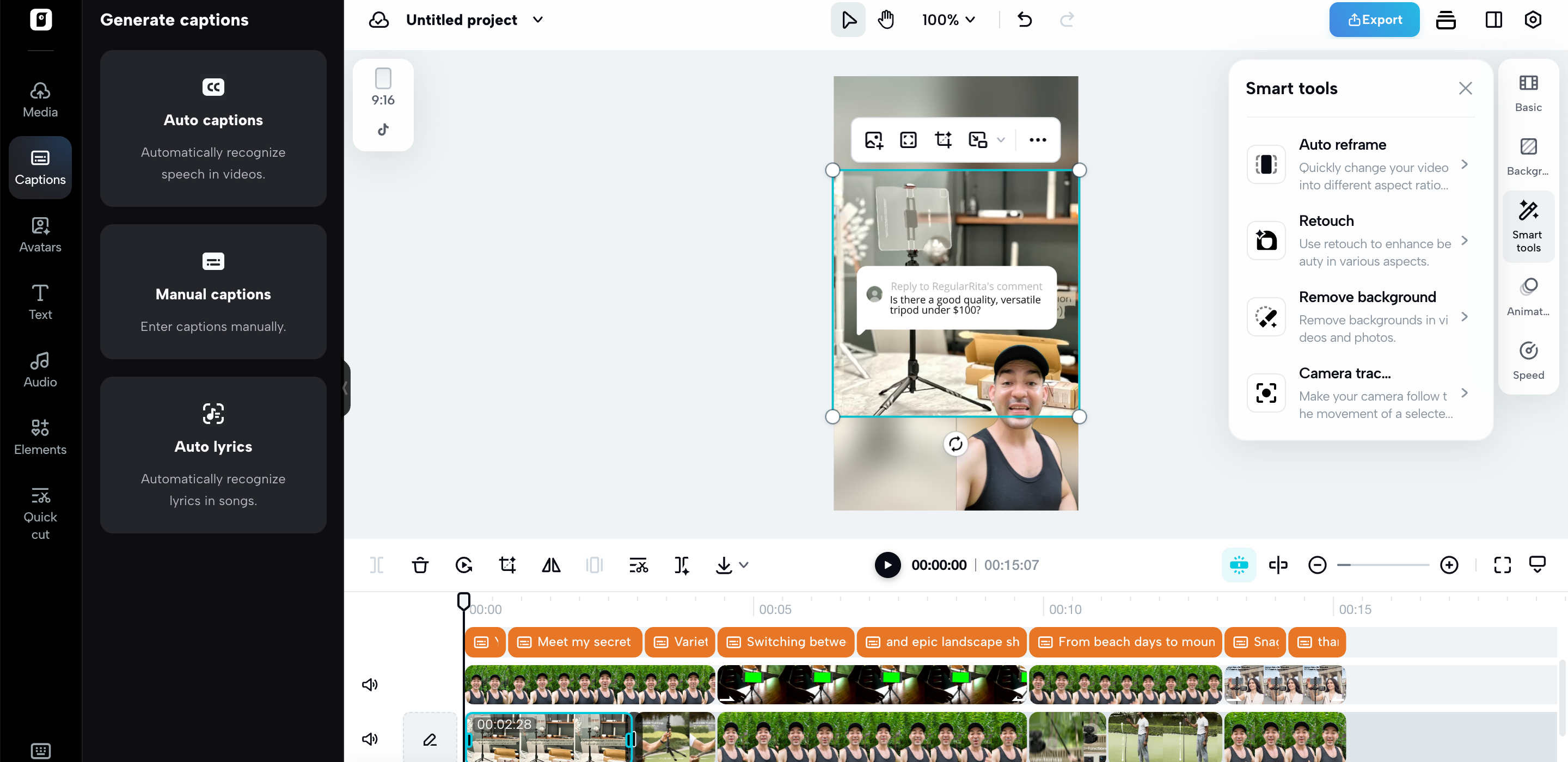 Fine-tune your video