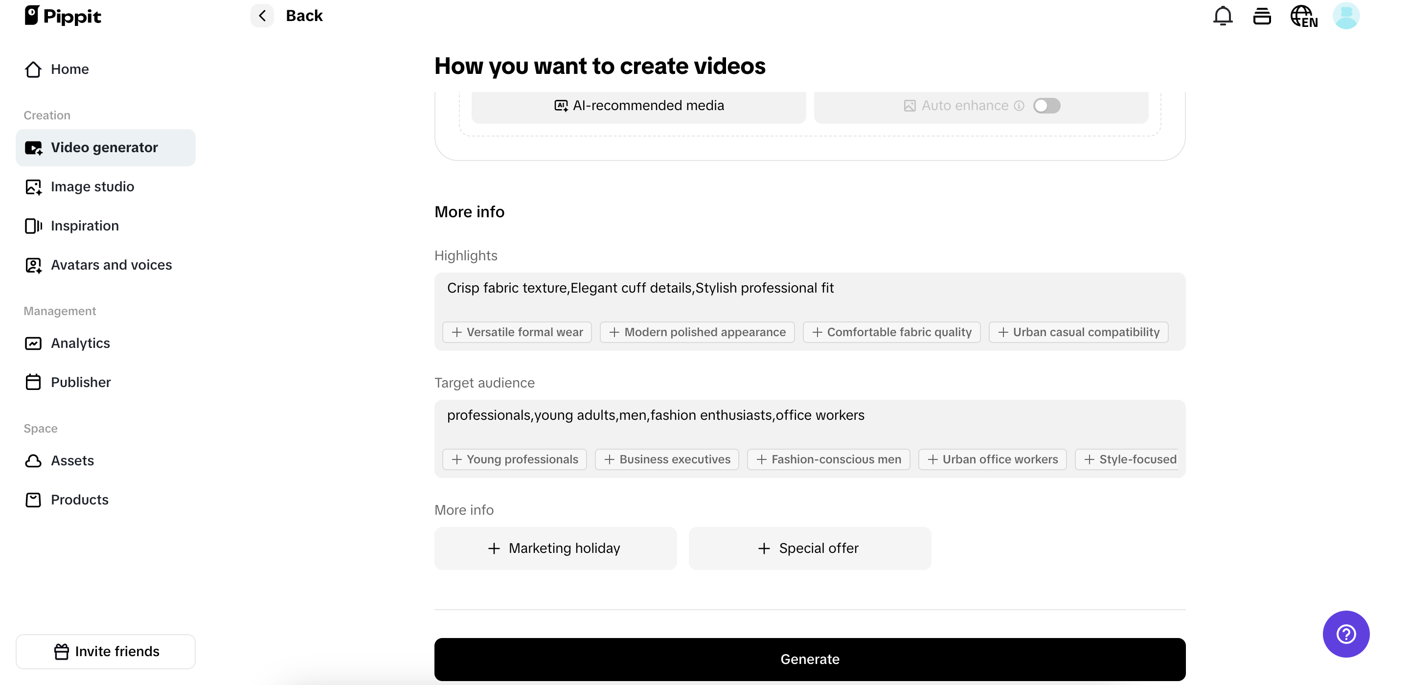 Personaliza tu contenido de video