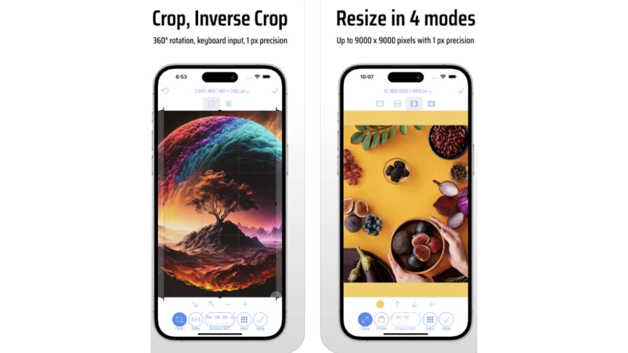 CropSize - Redimensionar, recortar imagens