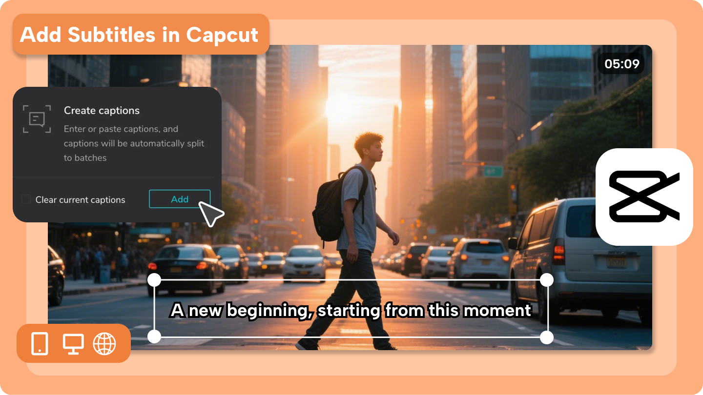 how to add subtitle in capcut 