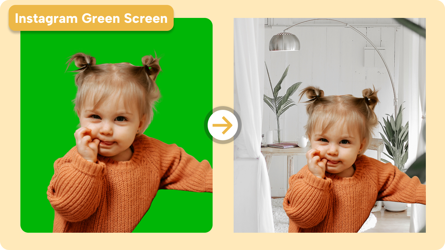instagram green screen