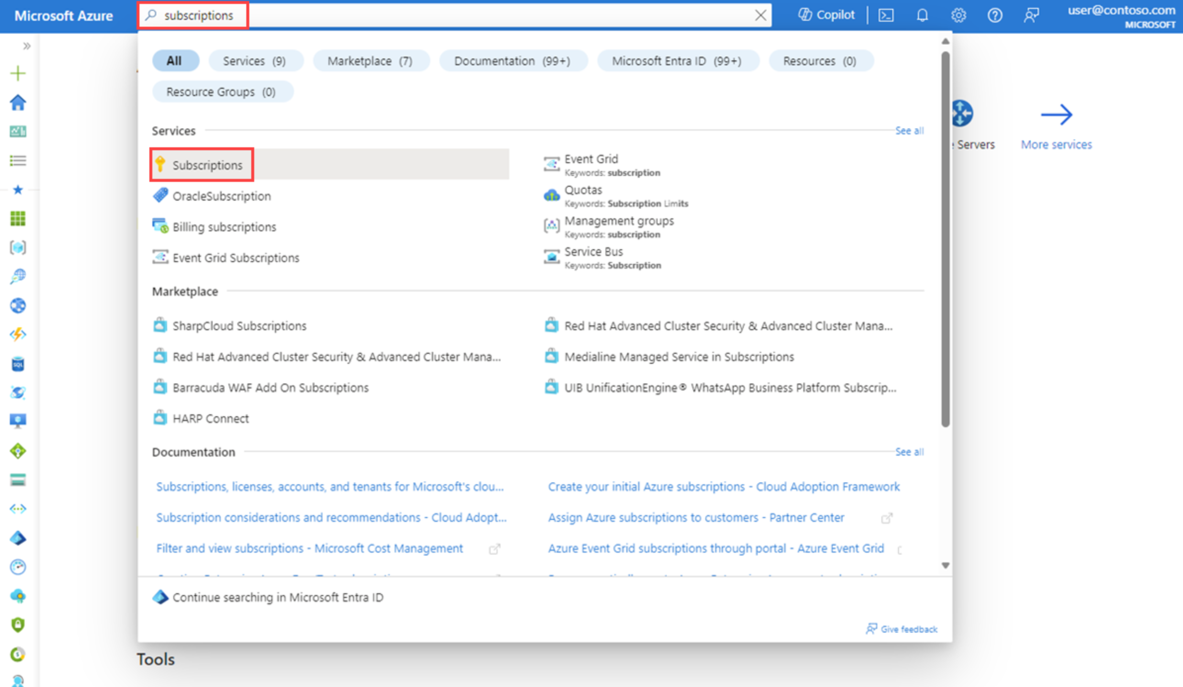 Configurazione dell'abbonamento Azure