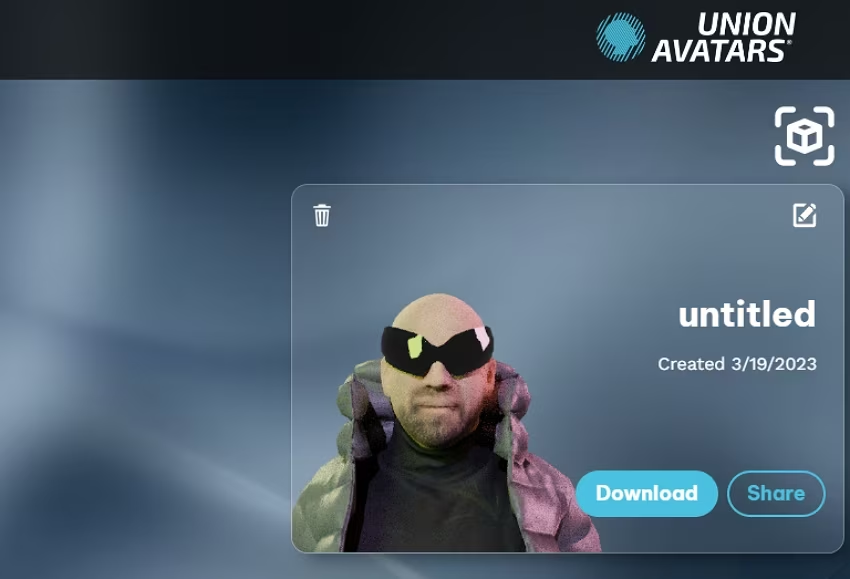 Unionavatars va créer un personnage 3D en ligne