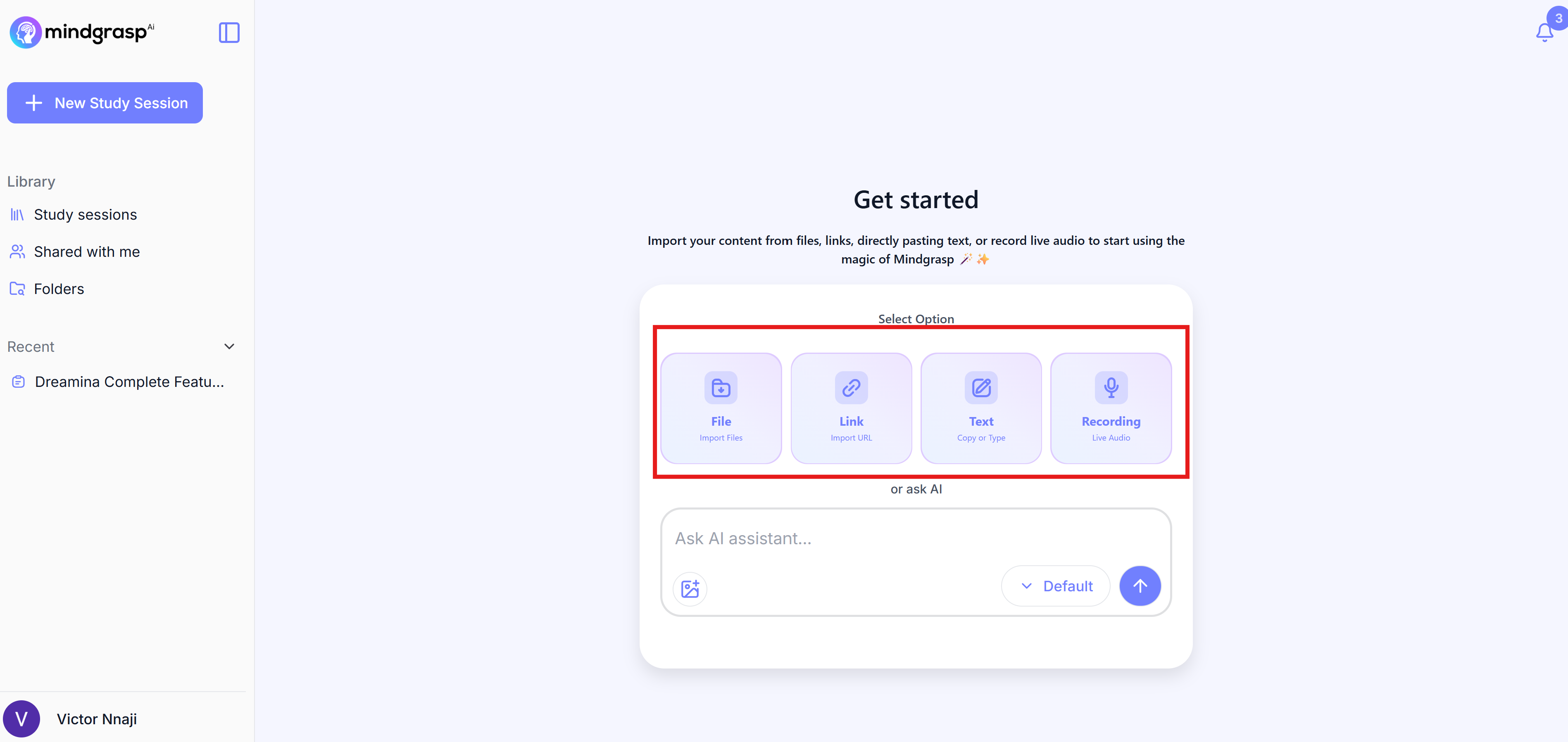 Virtual tutor AI
