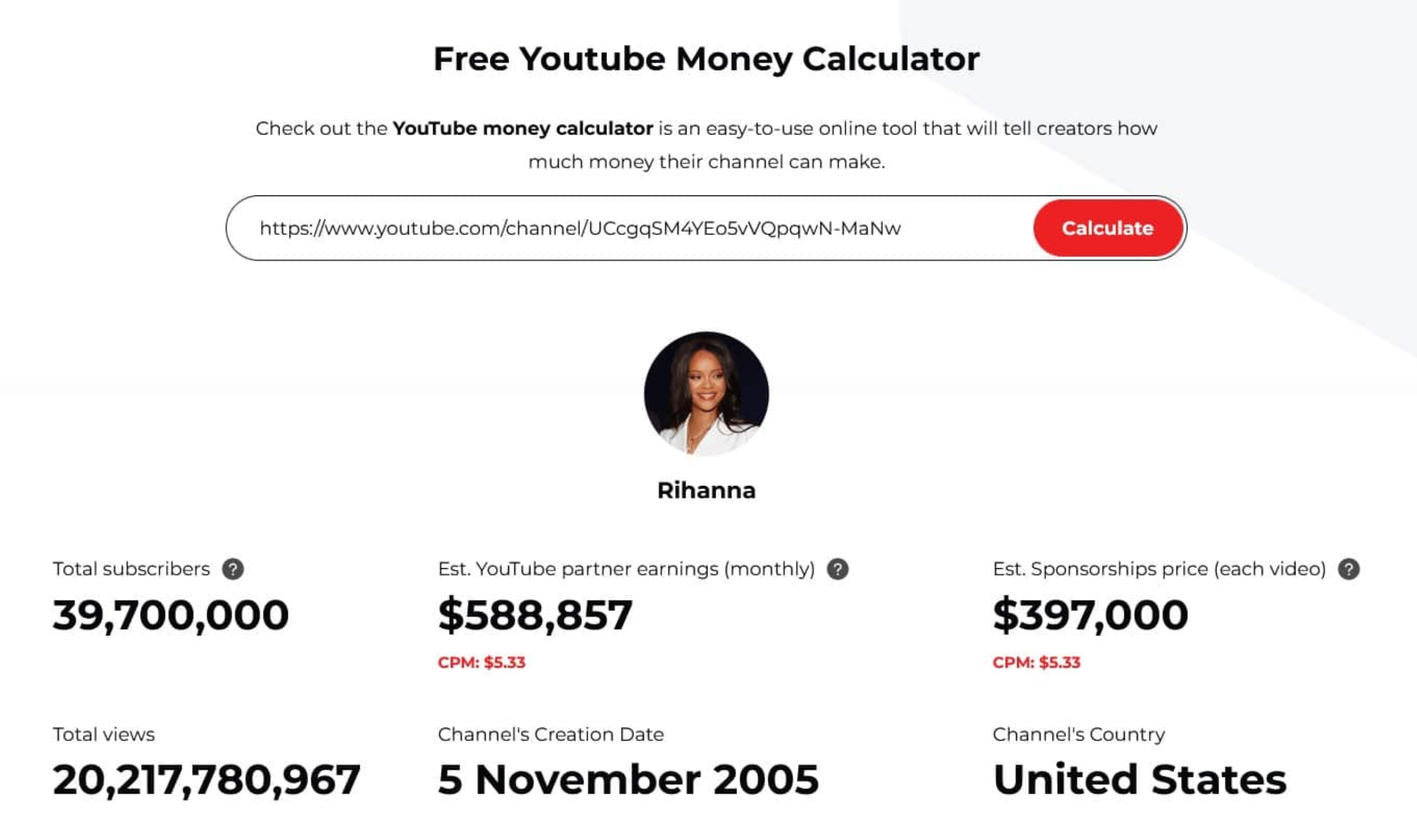 Che cos'è un calcolatore di visualizzazioni YouTube in denaro
