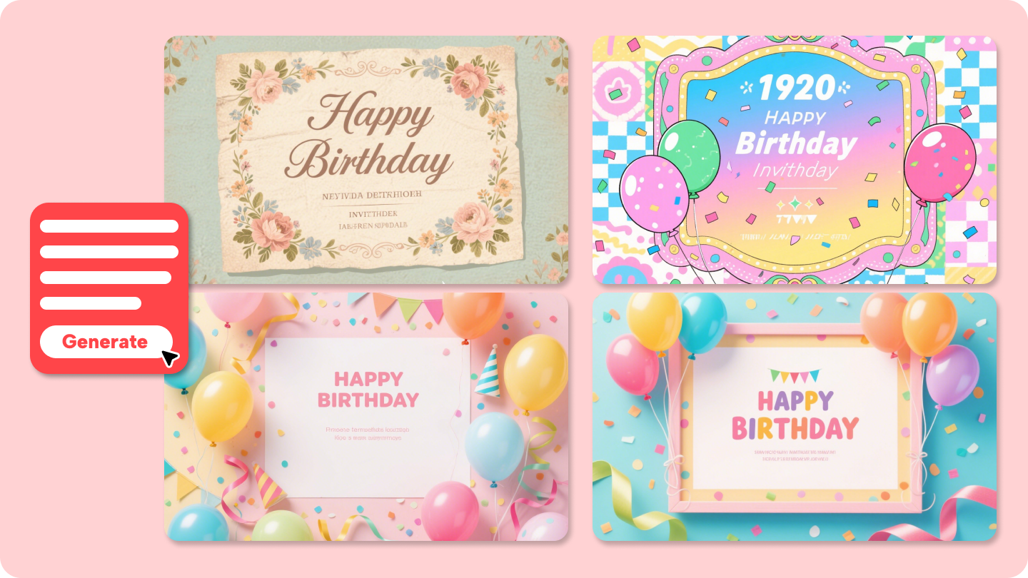 fondo de invitación de cumpleaños gratis