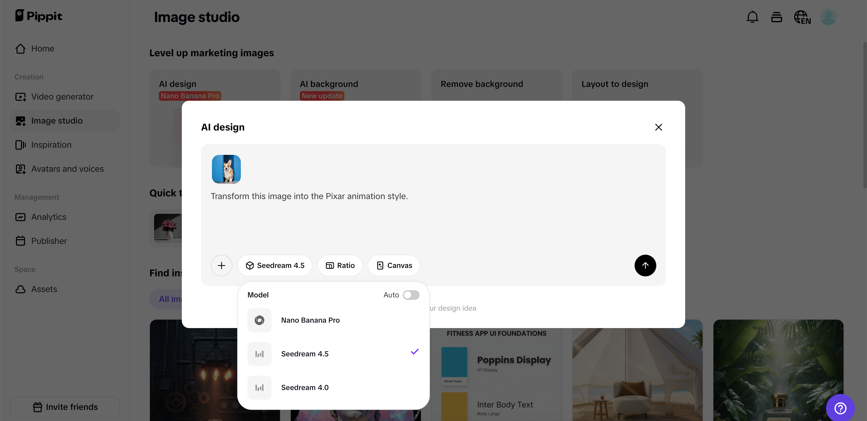 Δημιουργήστε οπτικά στοιχεία