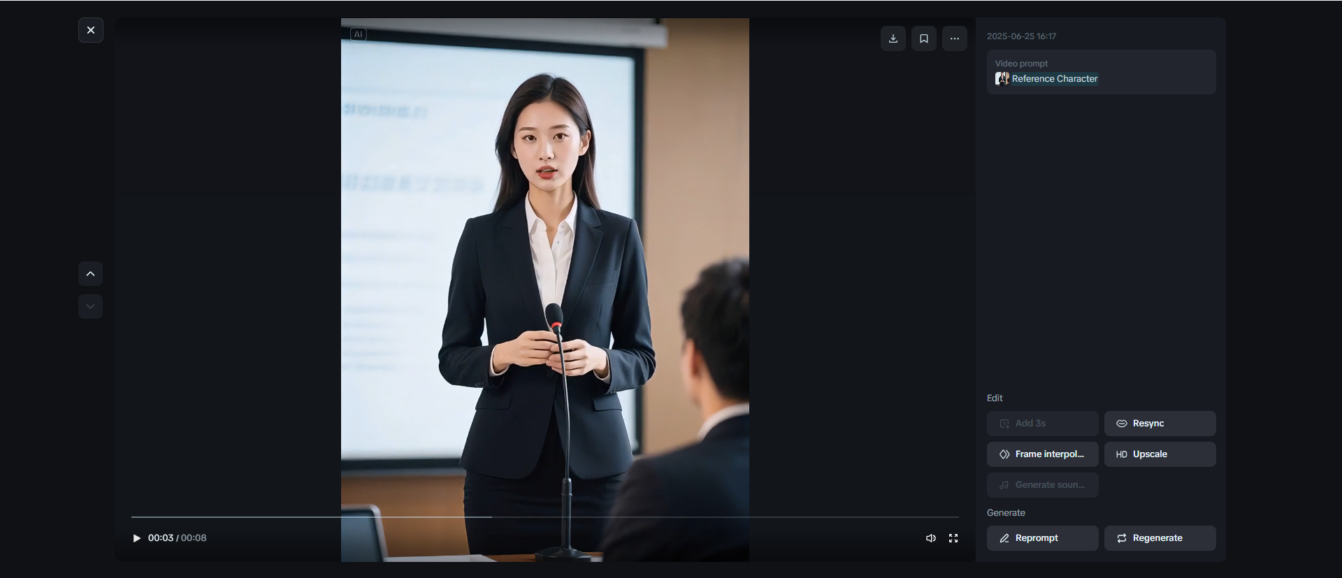 Professional presenter