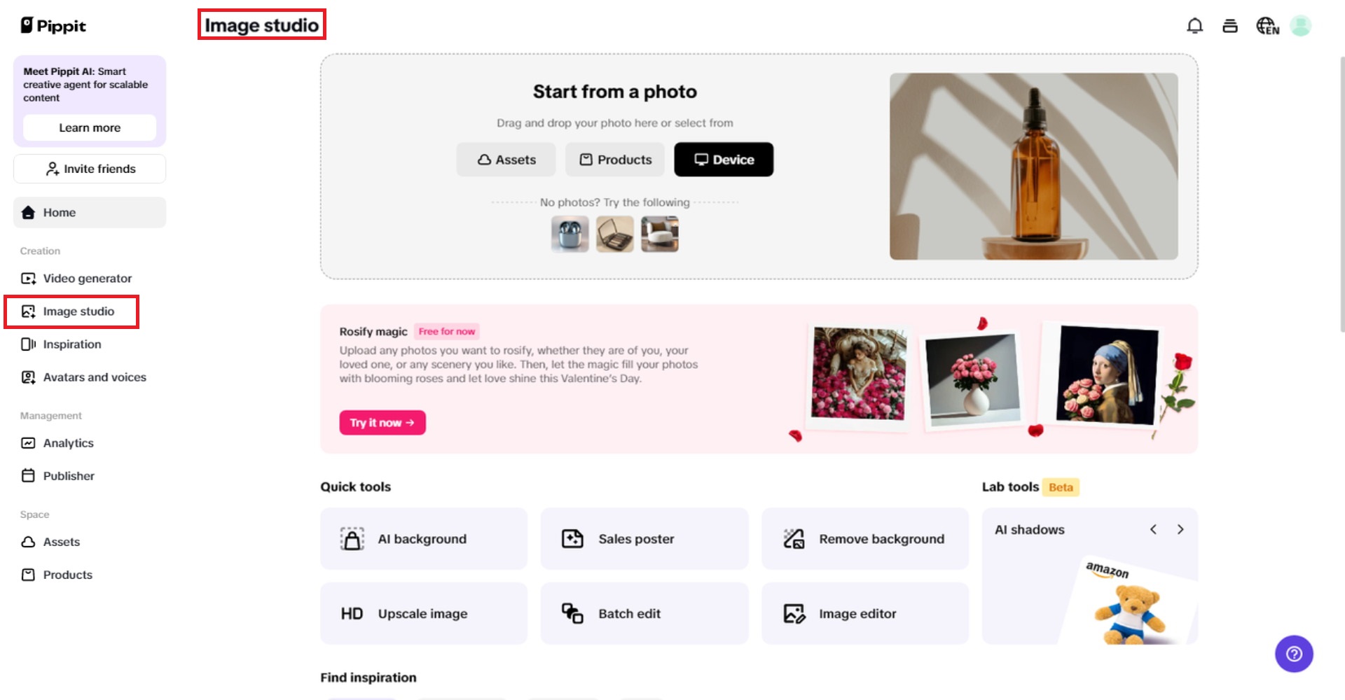 AI-enhanced product images