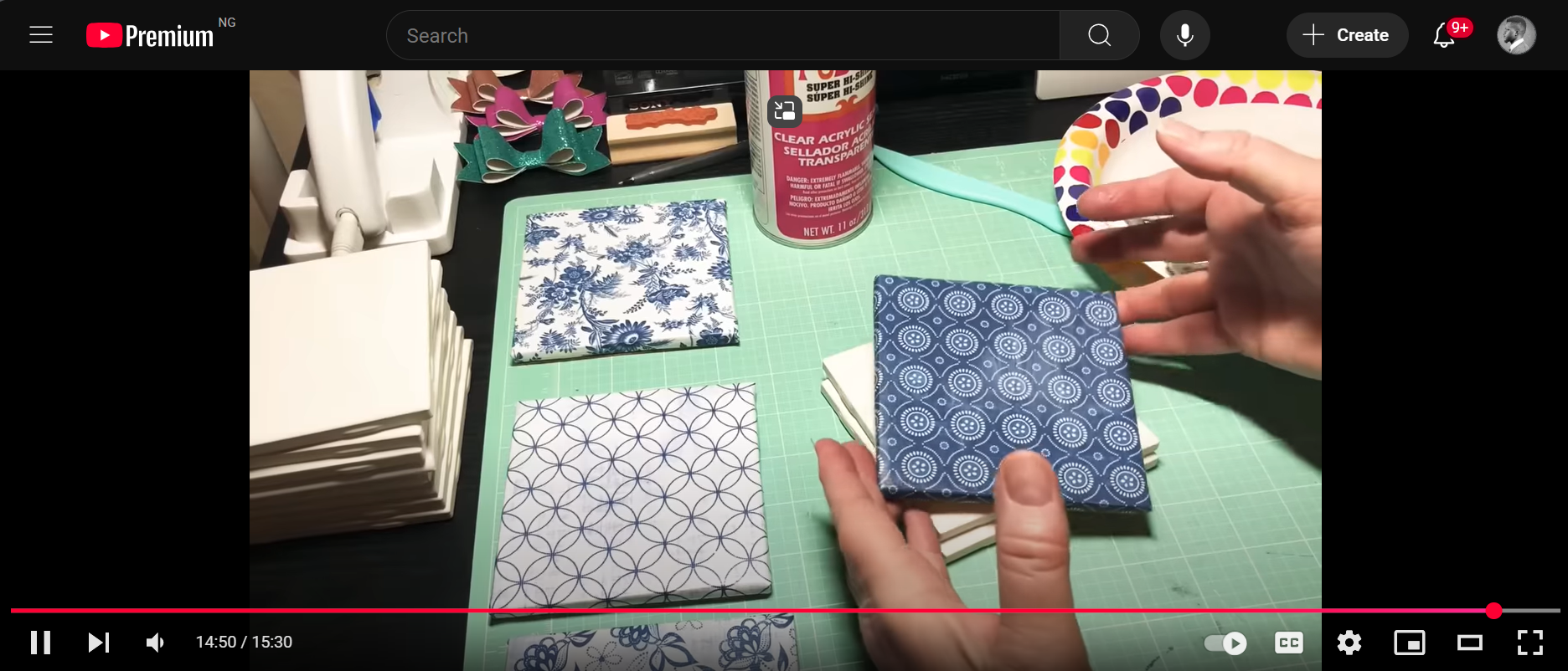 DIY: How to make a coaster