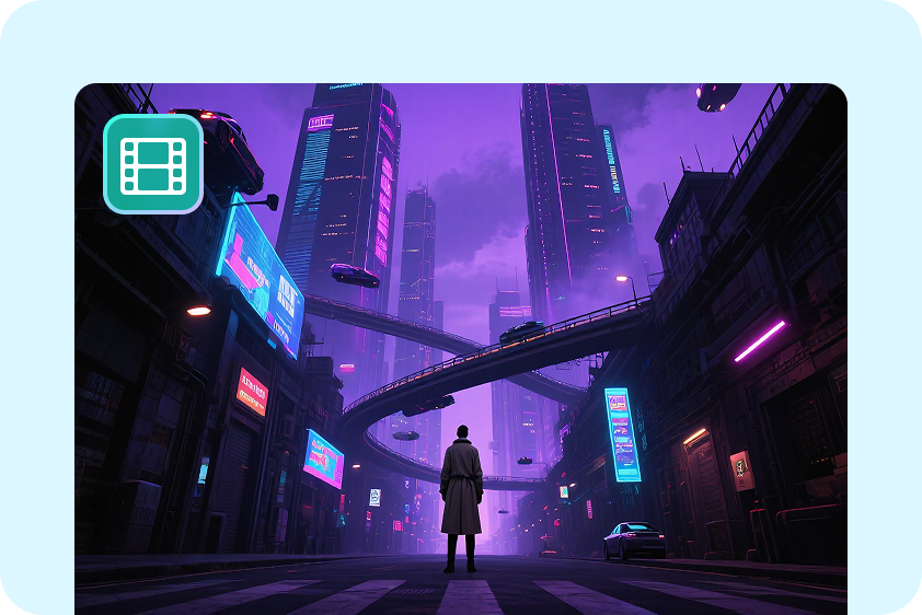 AI-generated scenes for film and animation