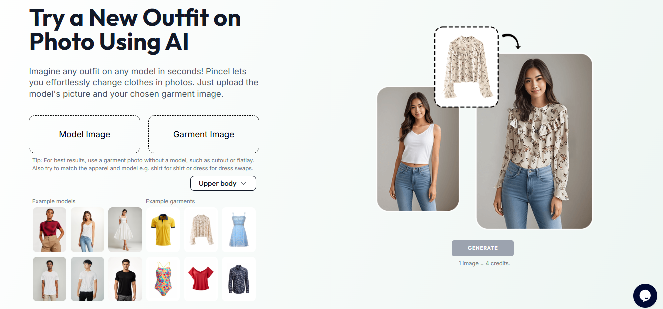 Pincel interface