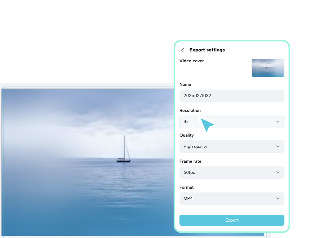 Export & Share
