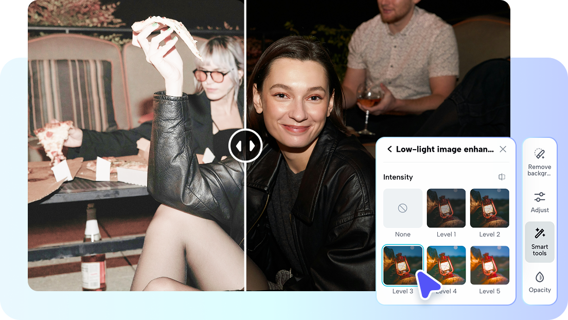 AI-powered smart tools to change colors of image