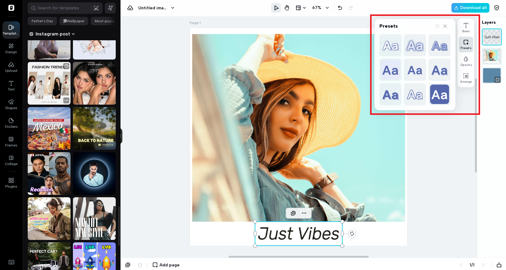 Více textových předvoleb