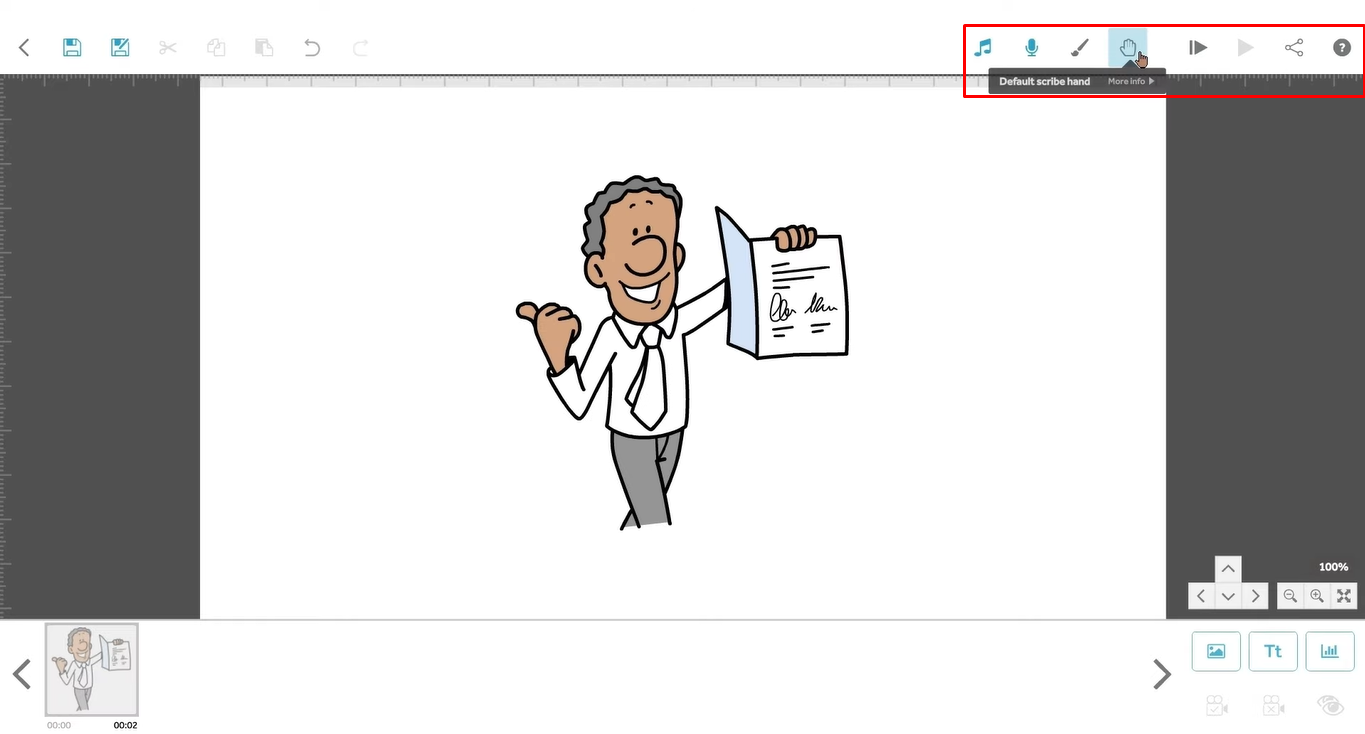 Ajout de visuels et d'animations manuelles au logiciel VideoScribe