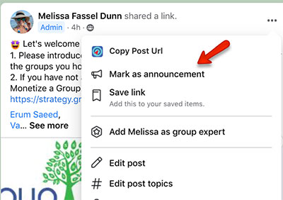 Mempromosikan video YouTube di Facebook dengan membagikan pengumuman
