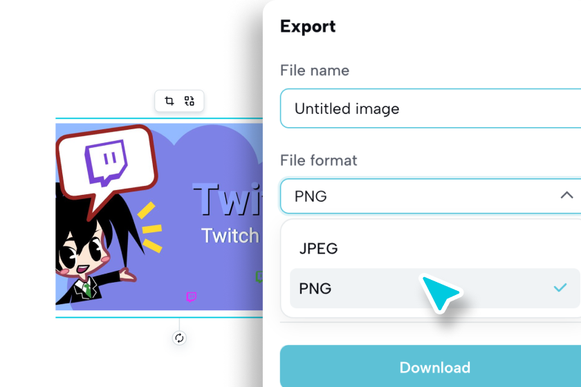 حفظ وتحميل عواطف Twitch الخاصة بك