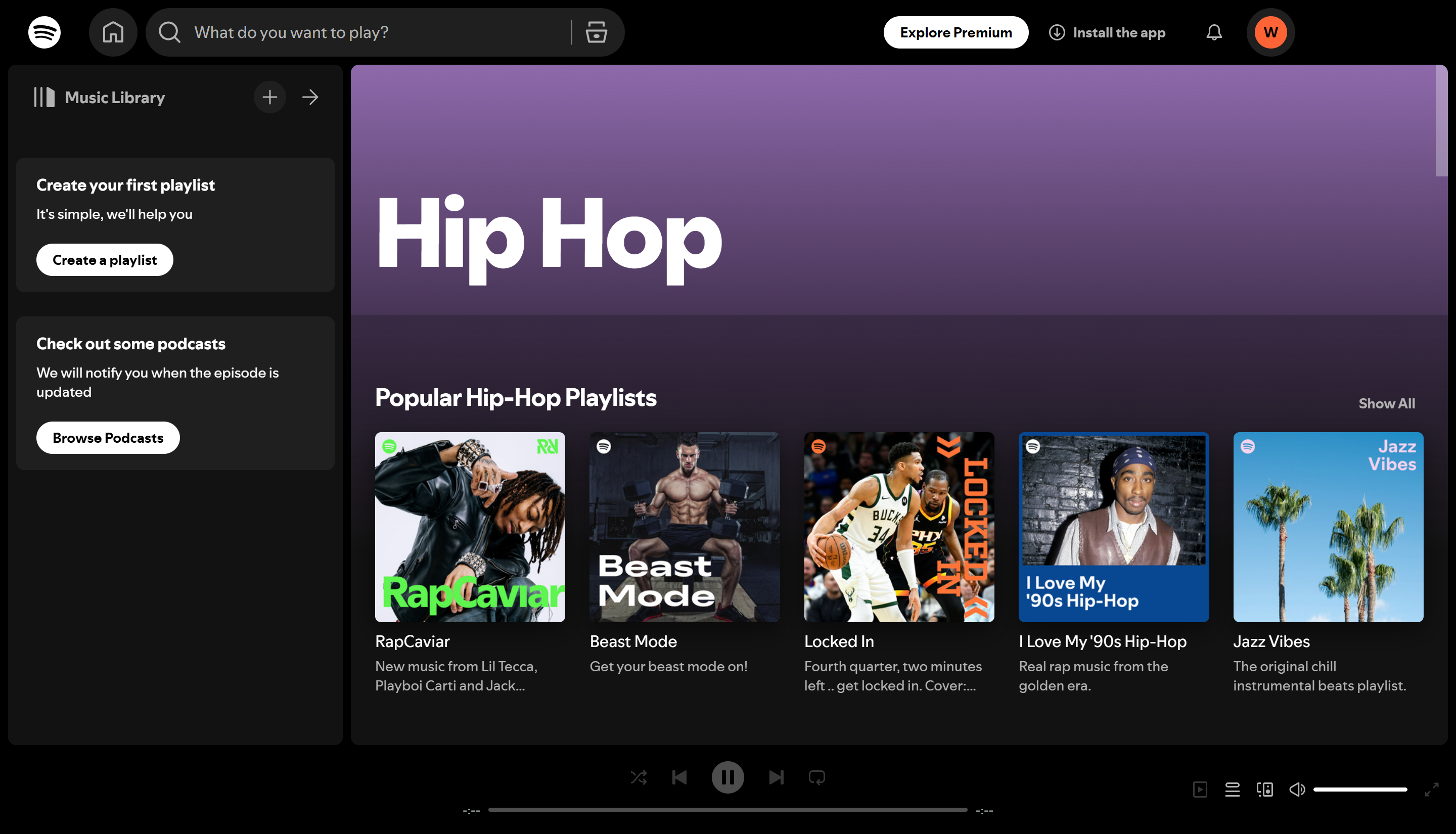 Les 5 genres les plus écoutés sur Spotify : Hip-hop / Rap
