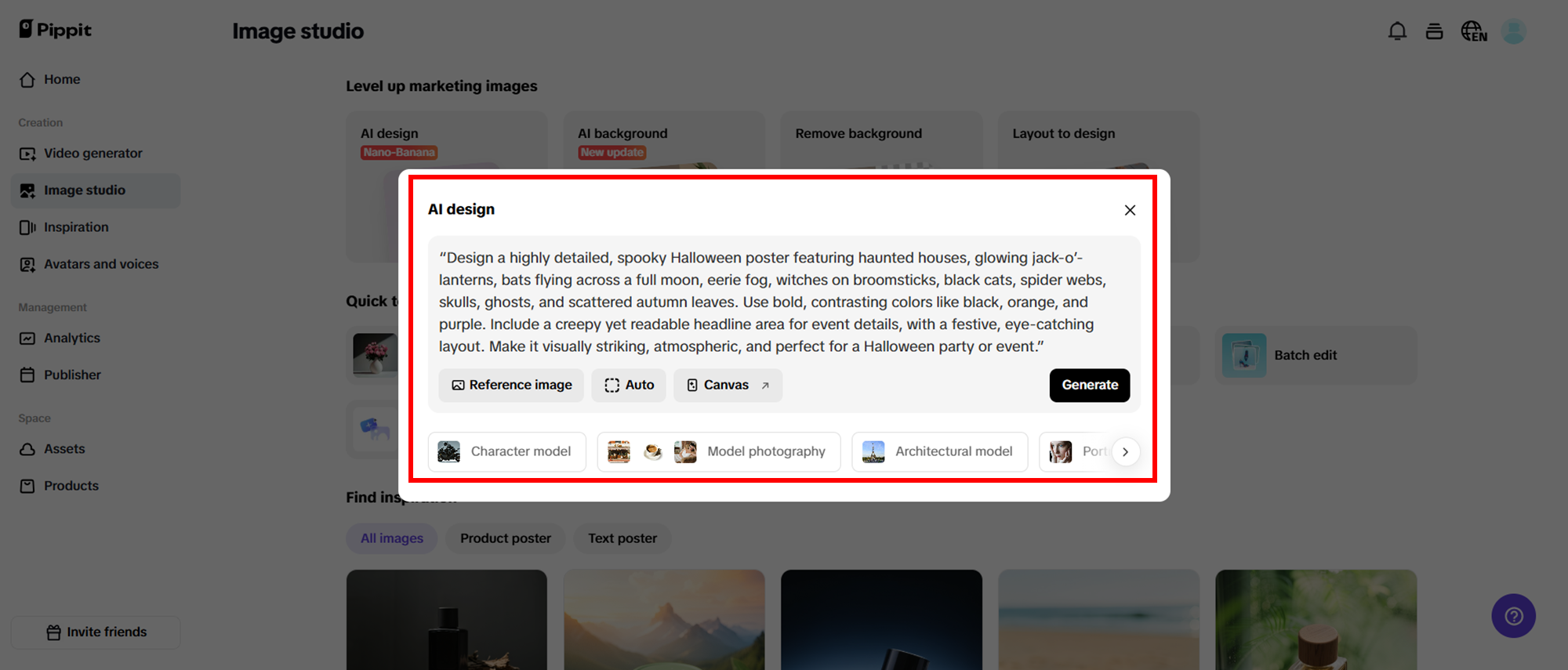 Introduce mensajes y genera