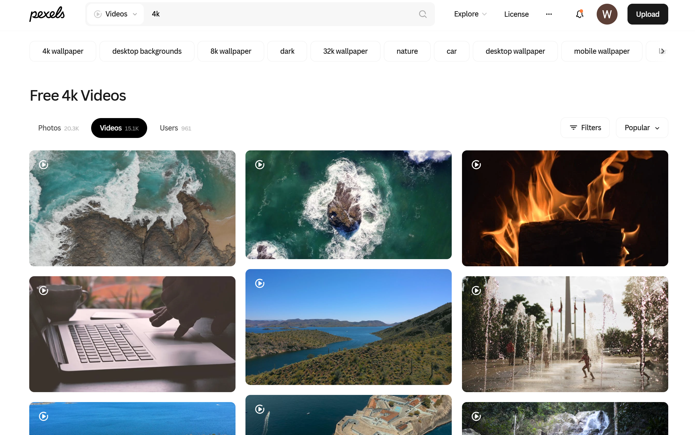 Pexels to download 4K videos for Mac