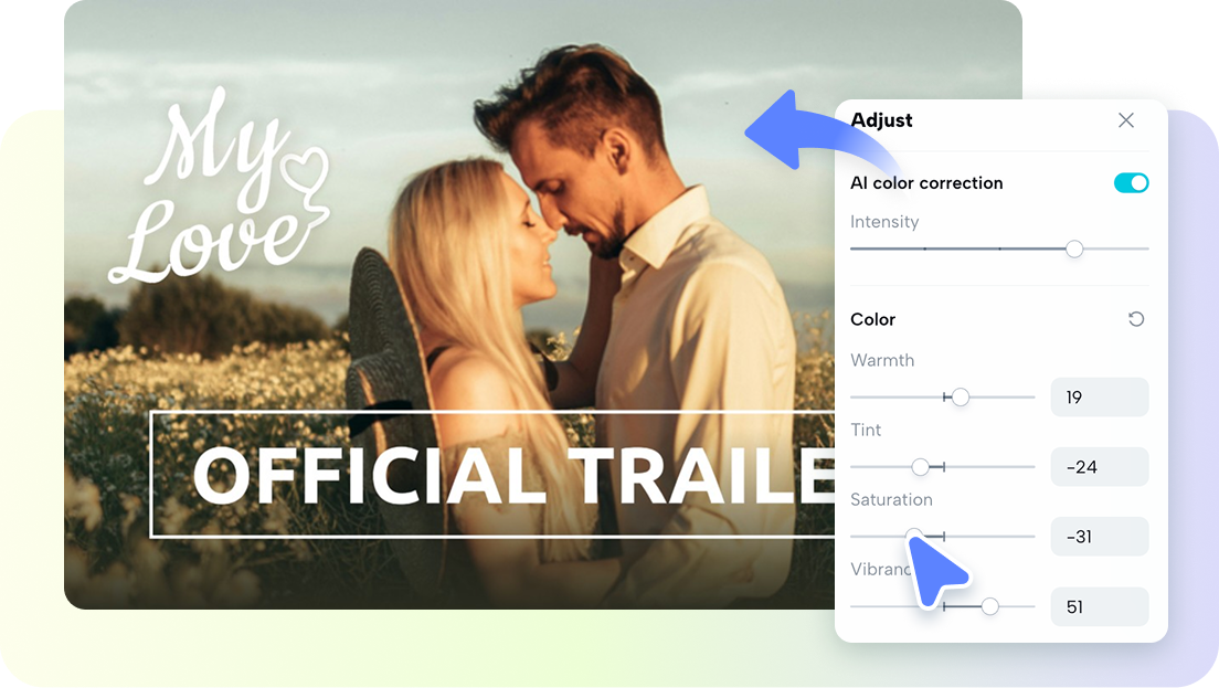Customize with editing tools