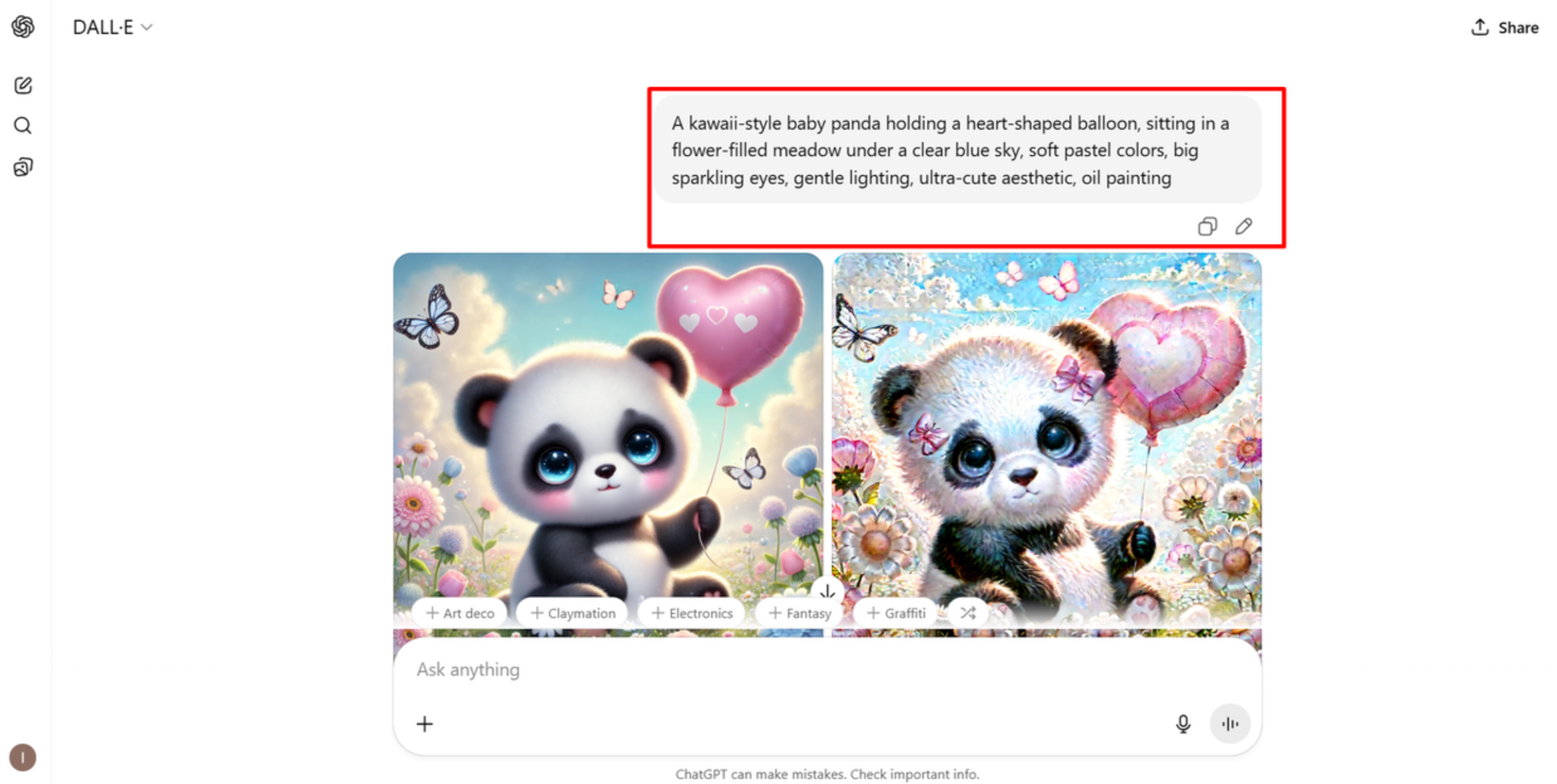 DALL-E 3 AI 이미지 생성기를 사용하여 이미지 생성하기