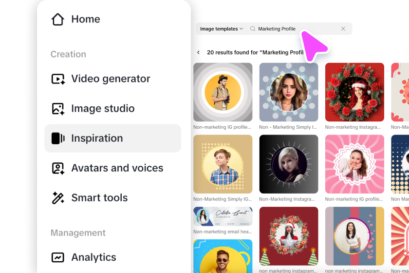 Access Image templates