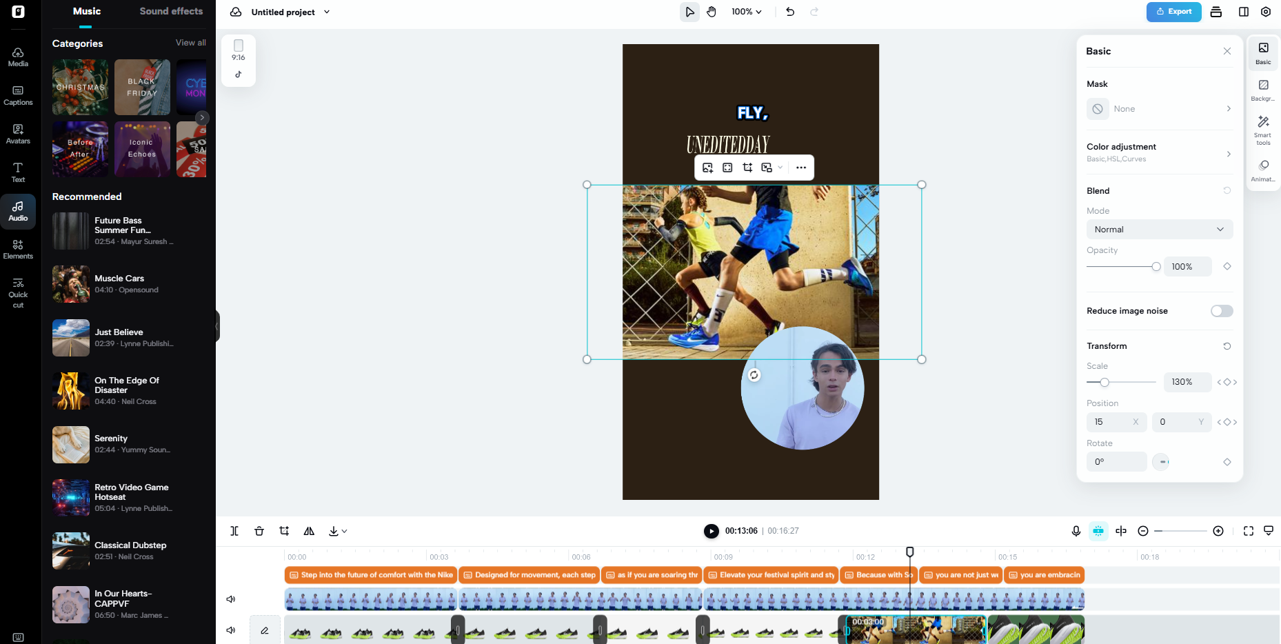 Multi-layer editing