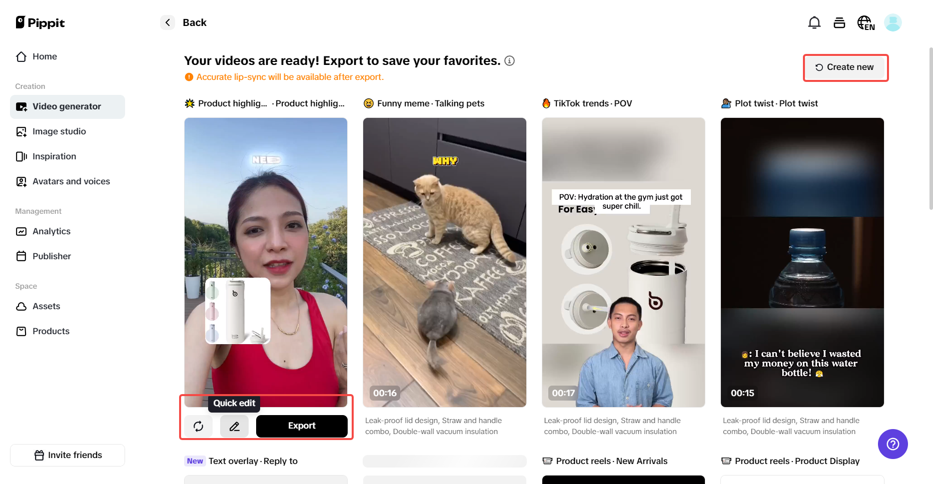 Customize your video