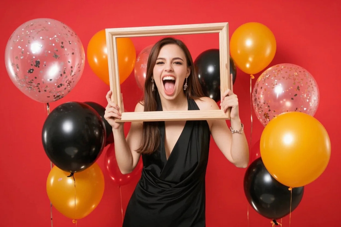 Gambar booth foto DIY