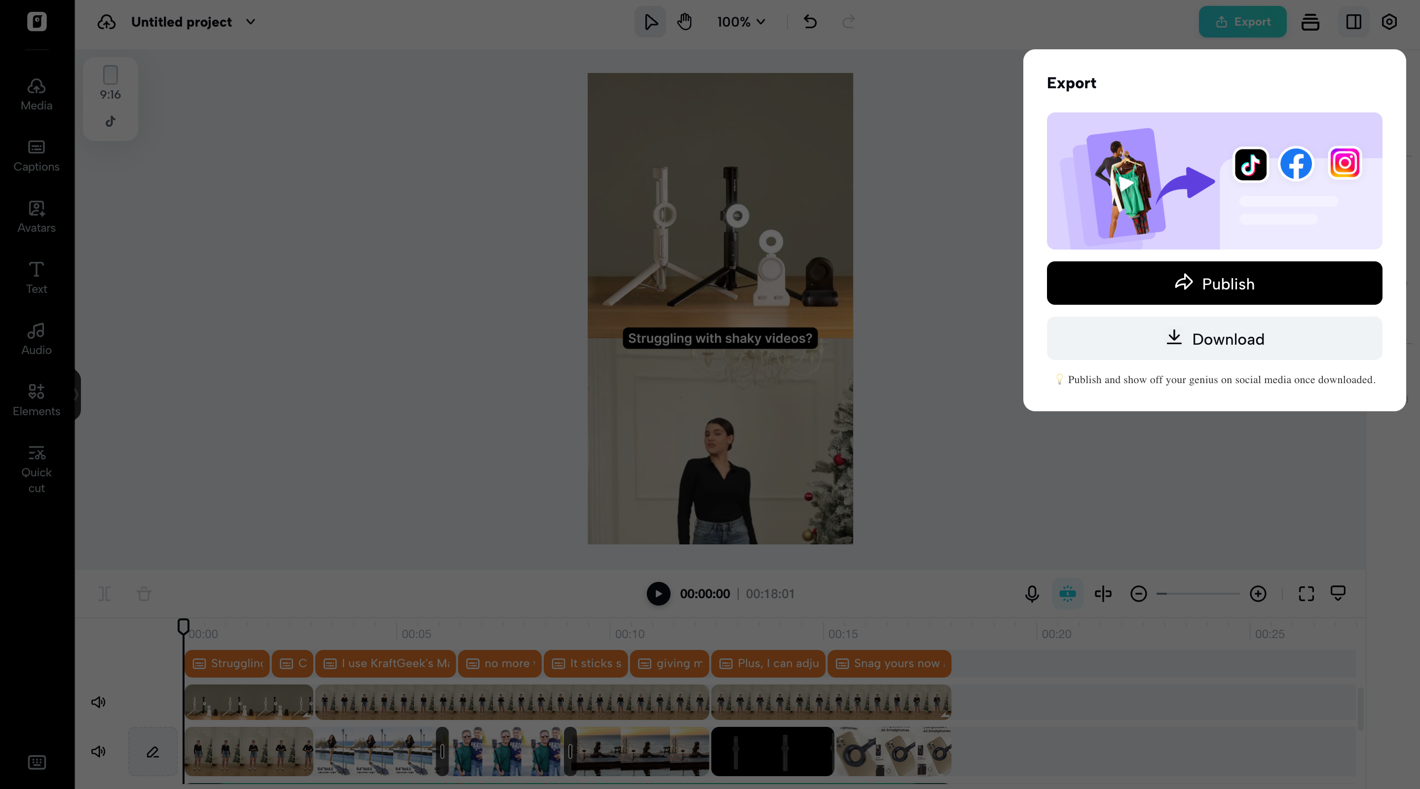 Export your business video