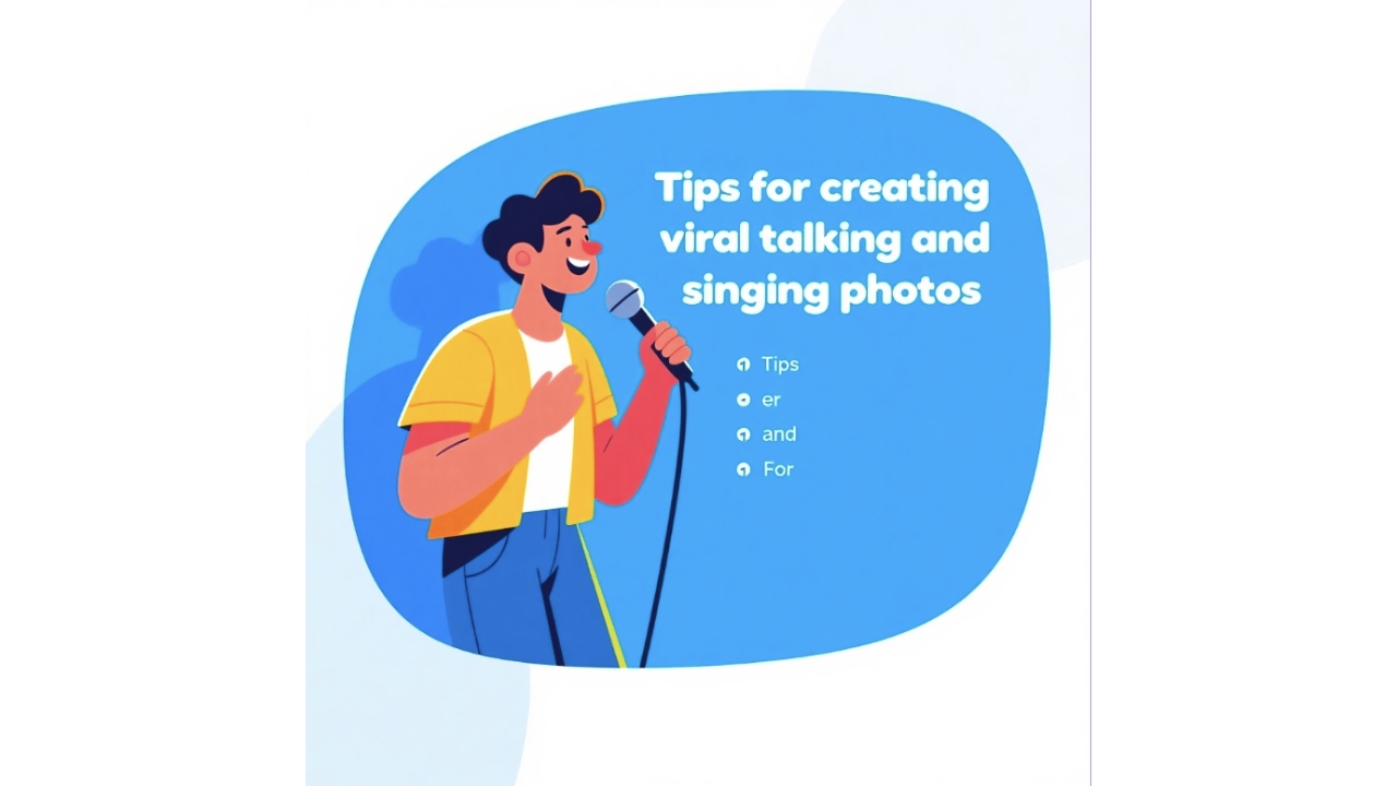 Tips for creating talking and singing photos