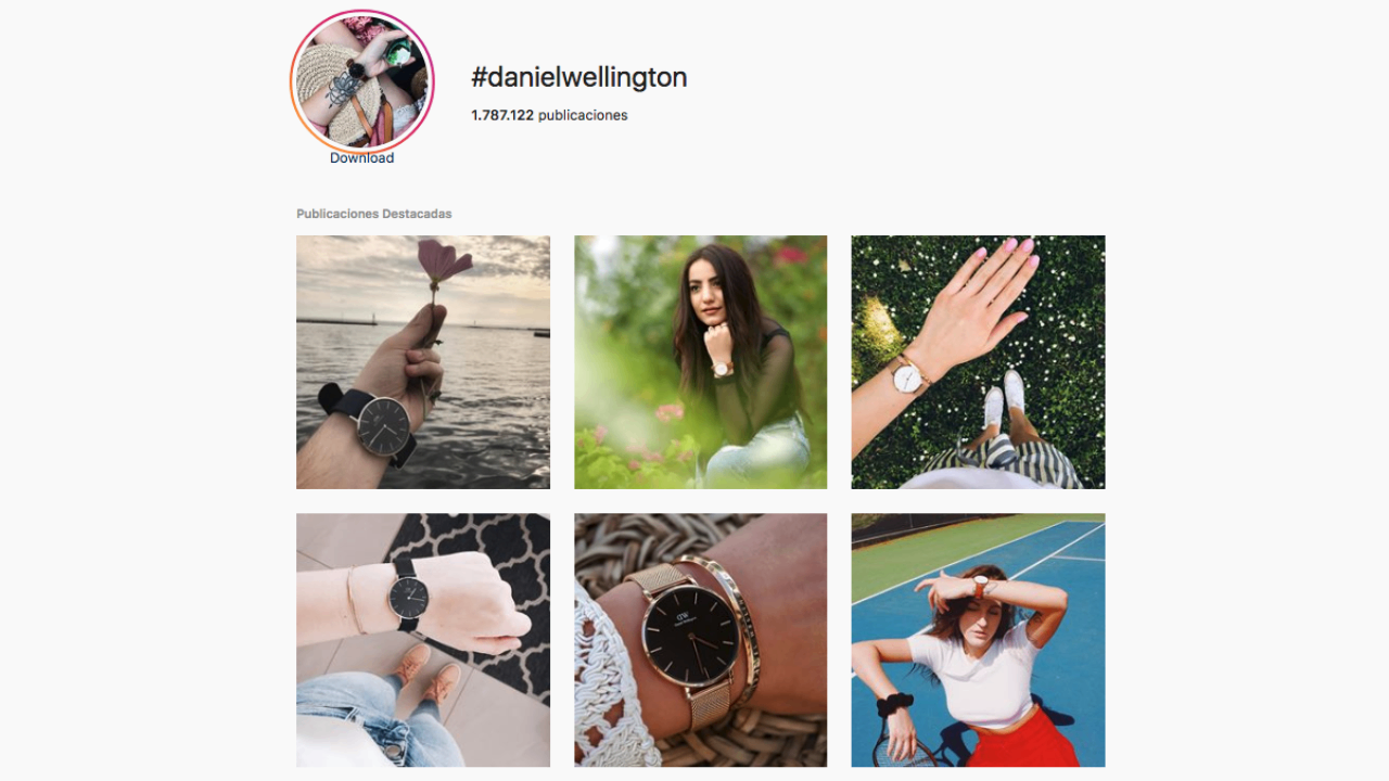Daniel Wellington's influencer marketing strategy