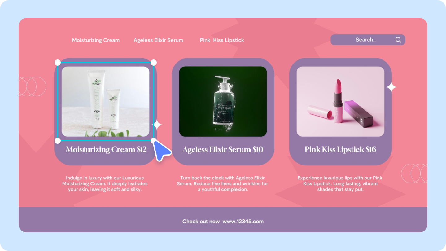 Structured Product Layout