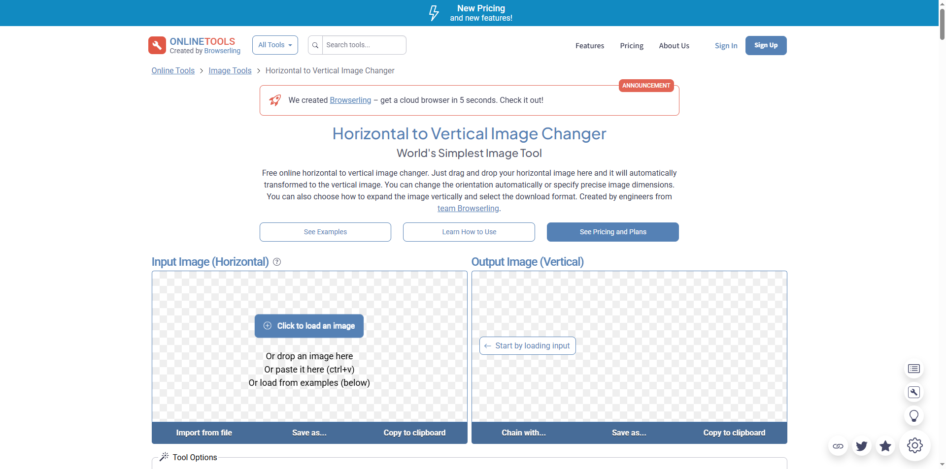Antarmuka ONLINETOOLS