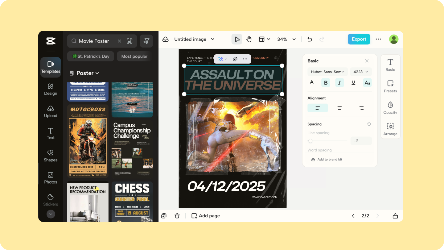 how to create a movie poster