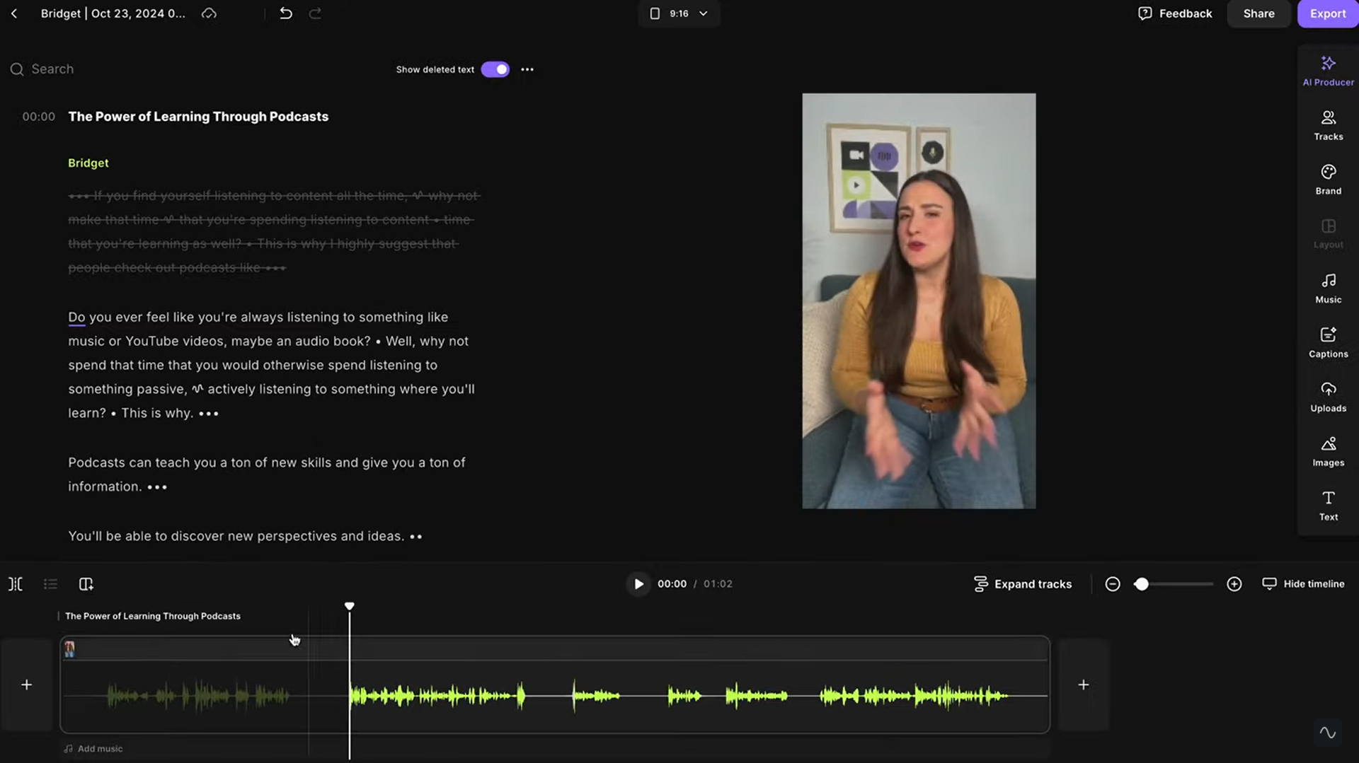 how to edit movie clips for TikTok