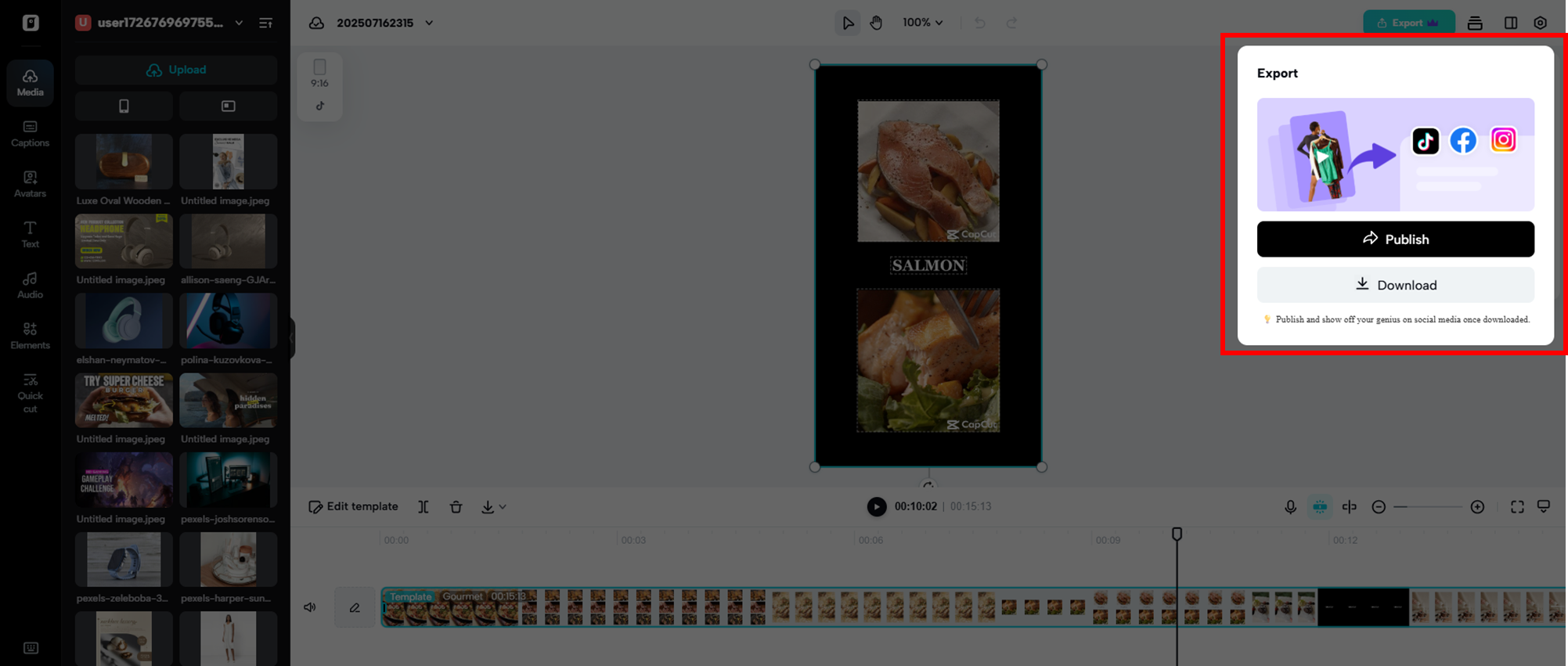 Export and post