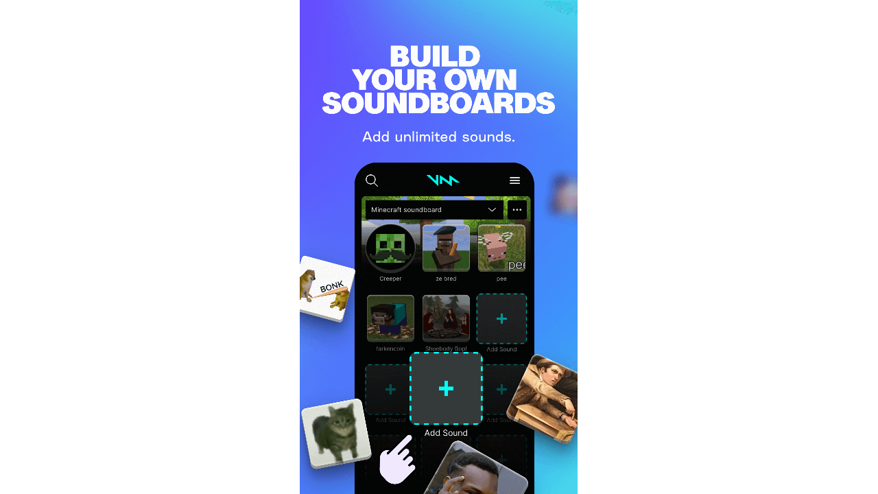 Voicemod Soundboard interface