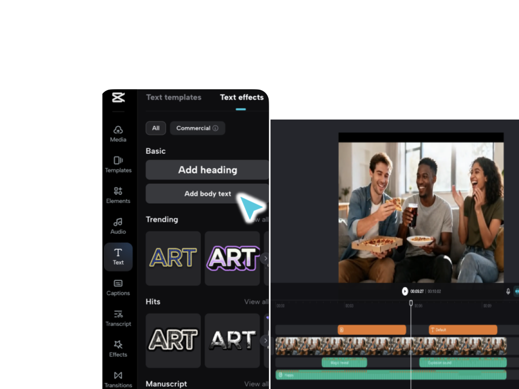 Add Text and Voiceover