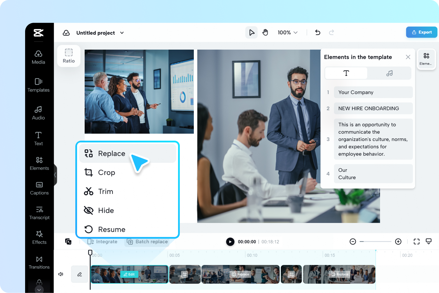 Edit templates online