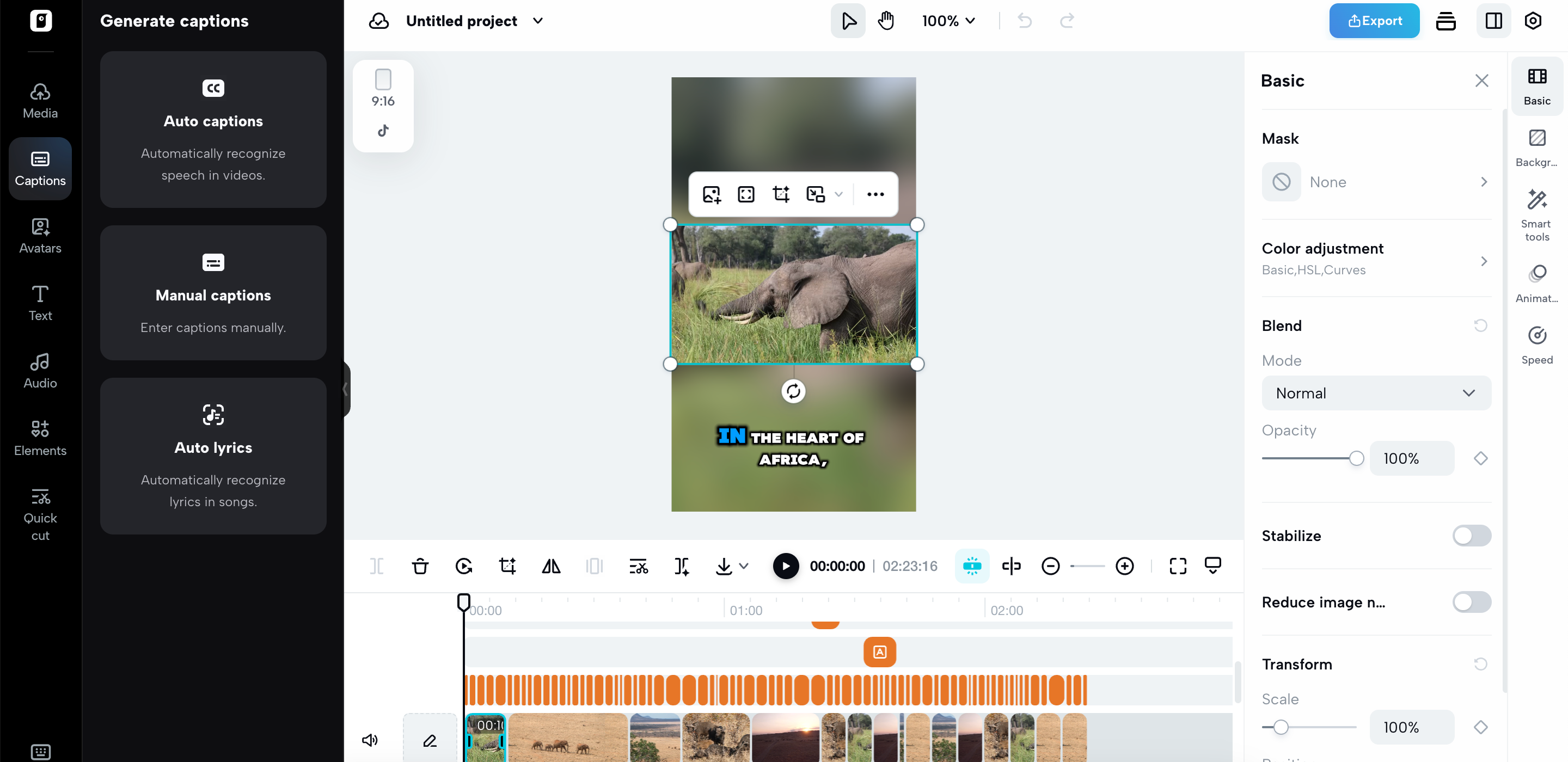 Finalize your video with AI tools