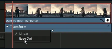 Affiner les images clés pour zoomer dans DaVinci Resolve