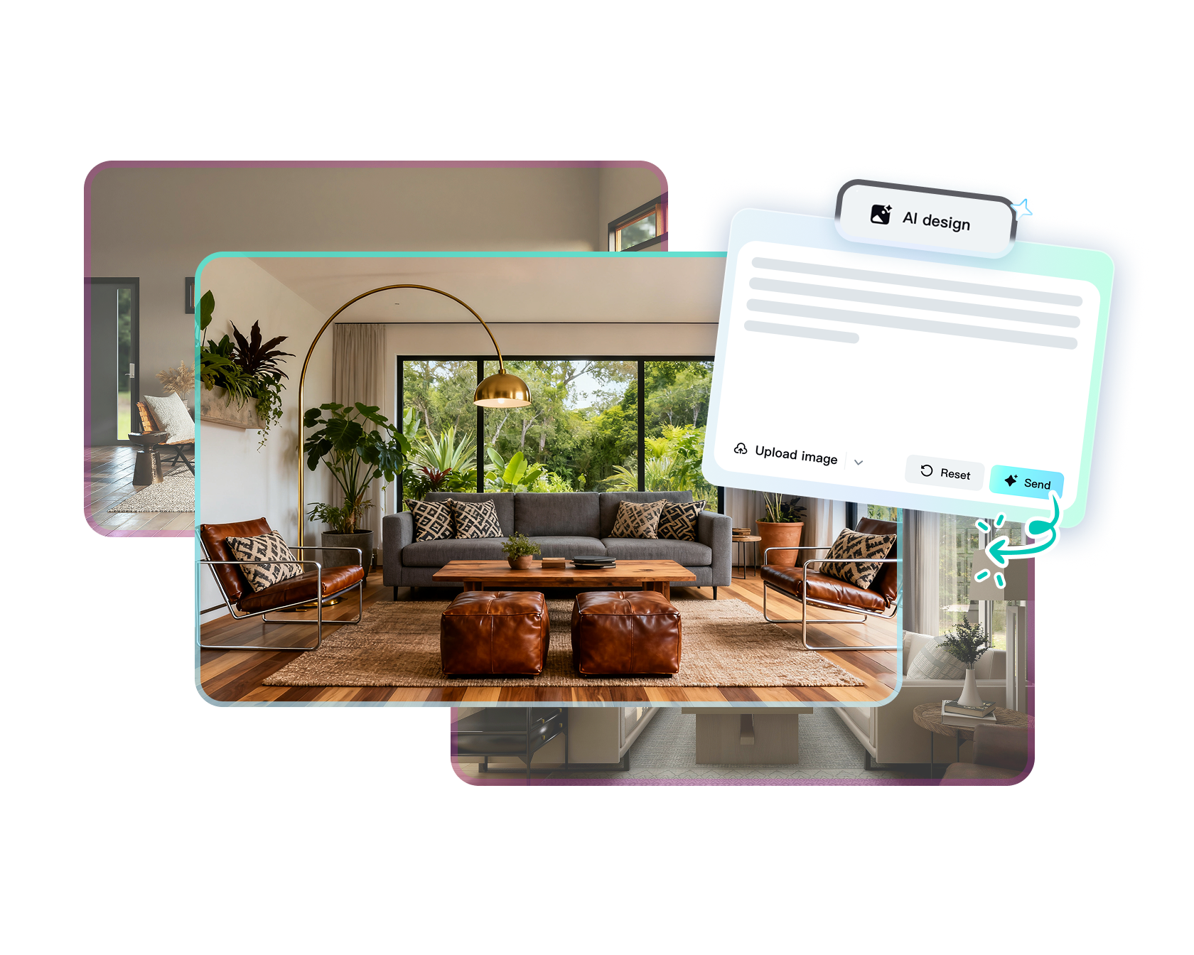 generador de diseño de interiores con IA