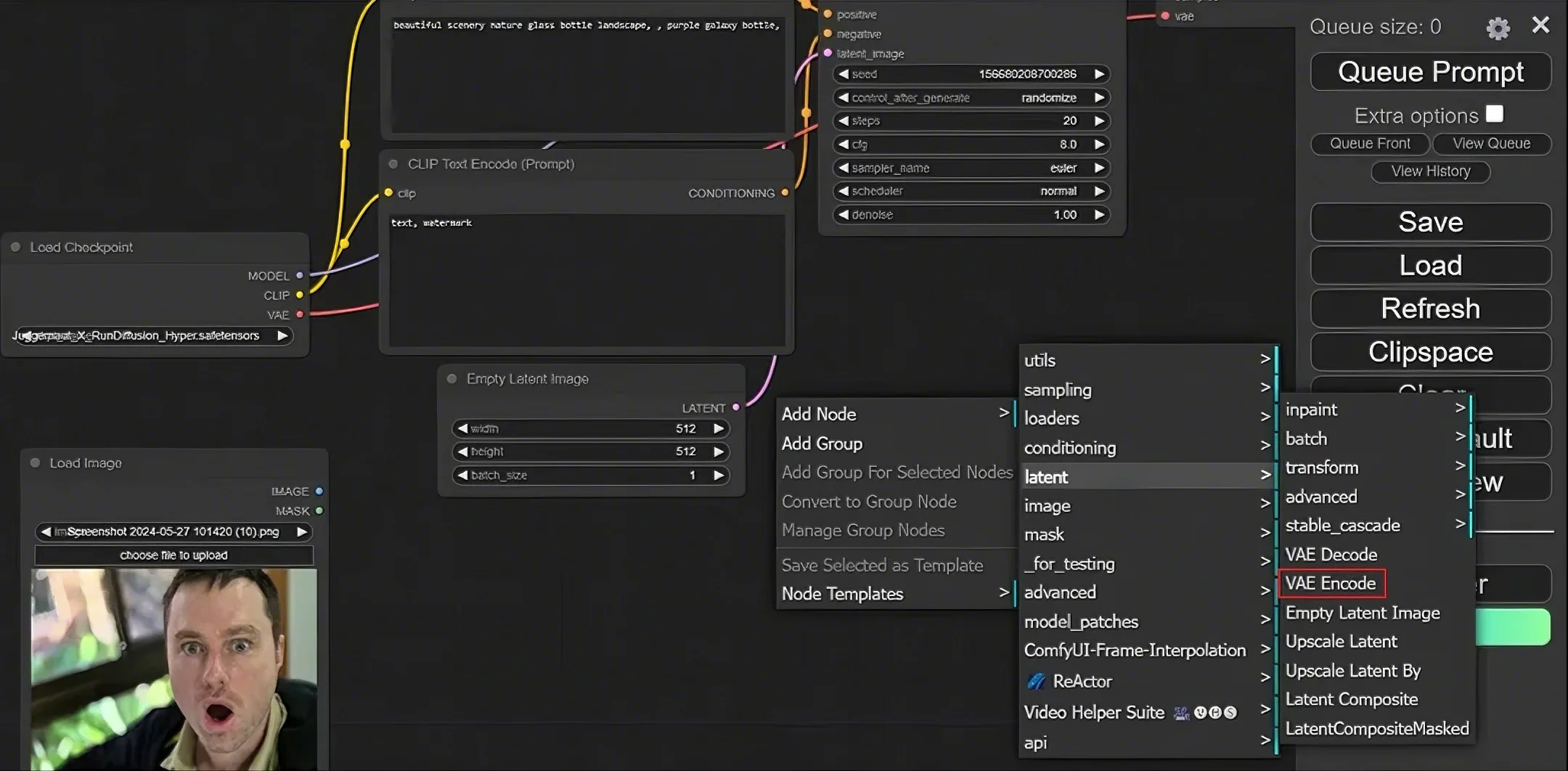 Ajouter un code VAE